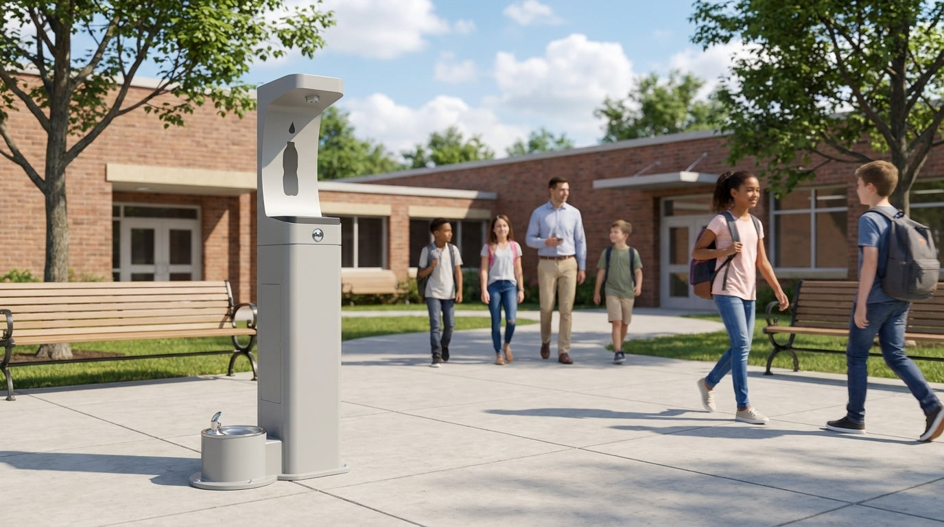 Halsey Taylor drinking fountain for schools