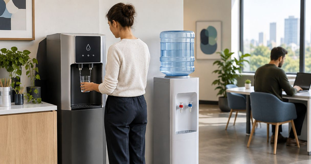 Is a plumbed-in water cooler better than bottleless in 2026?