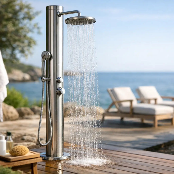 Marine Grade Outdoor Shower Buying Guide - The Fountain Direct