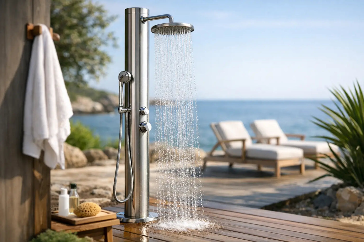 Marine Grade Outdoor Shower Buying Guide - The Fountain Direct