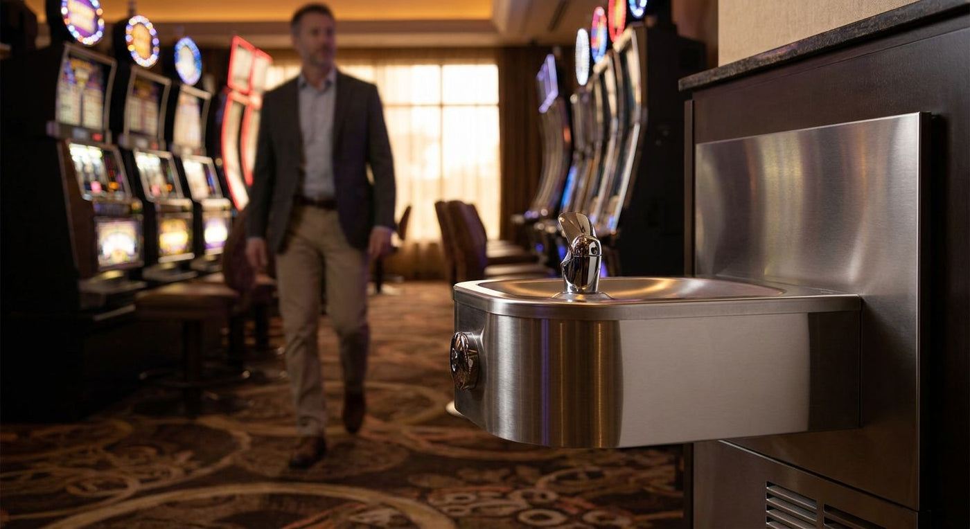 Best drinking fountain for casinos and gaming floors