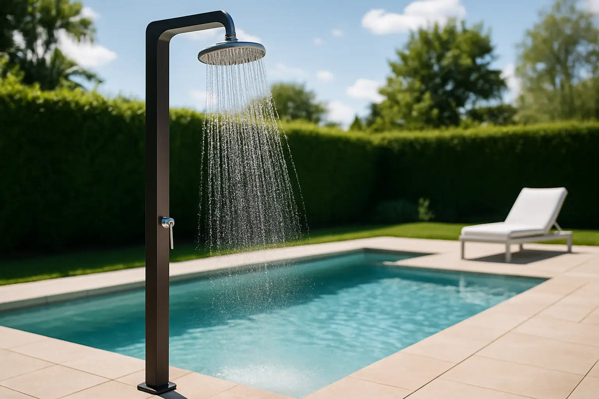 Best Outdoor Shower for Your Pool Area - The Fountain Direct
