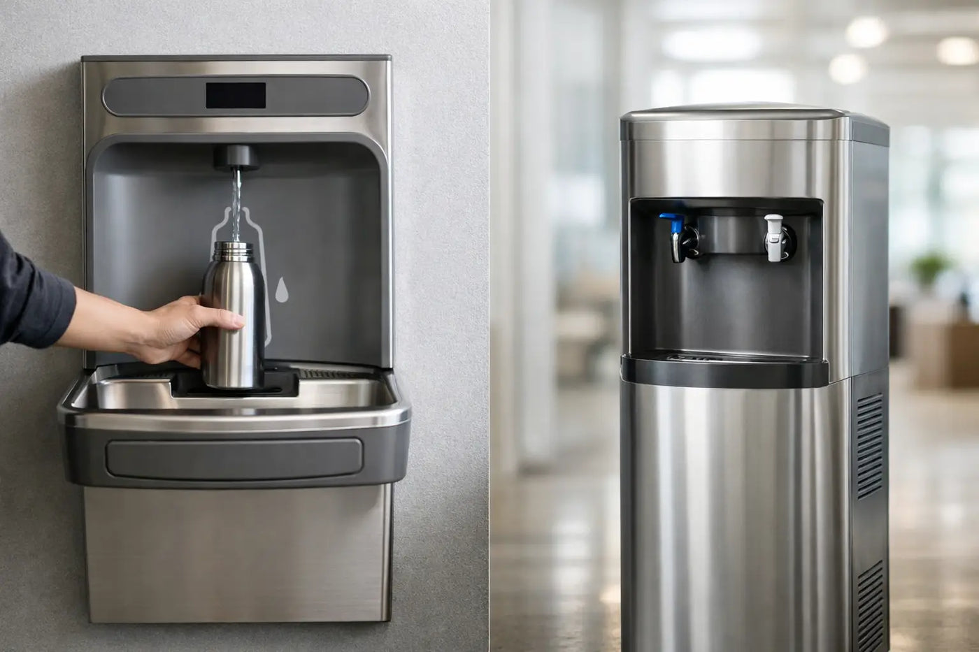 Bottle Filler vs Water Cooler for Your Facility