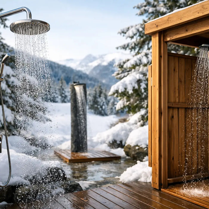 Cold Climate Outdoor Shower Options That Last