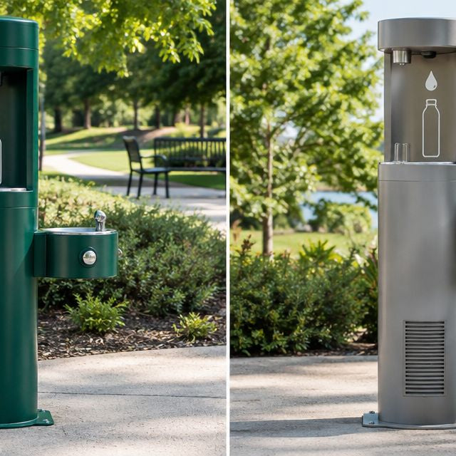 Stern-Williams 7700 vs 7925: park hydration stations compared