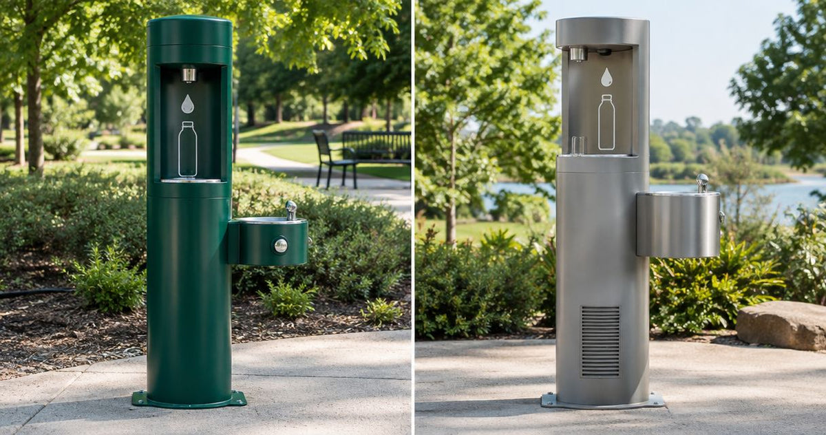 Stern-Williams 7700 vs 7925: park hydration stations compared