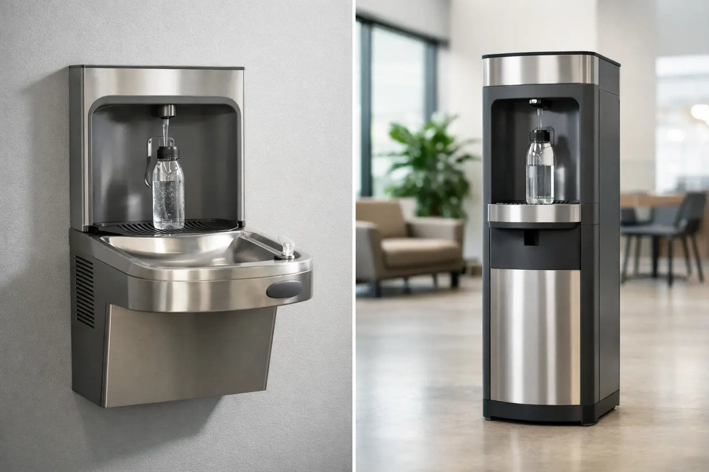 Wall Mounted Versus Freestanding Bottle Stations