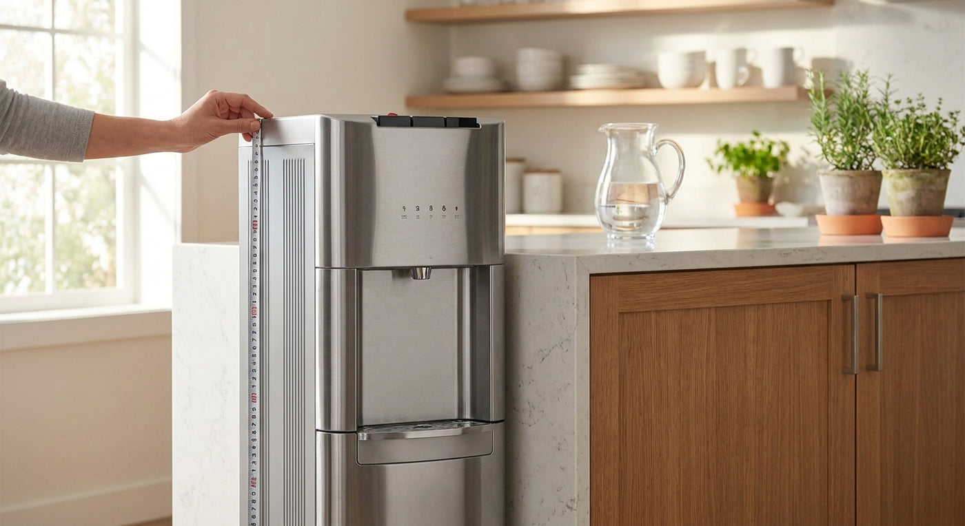 How to size a water cooler for a home kitchen