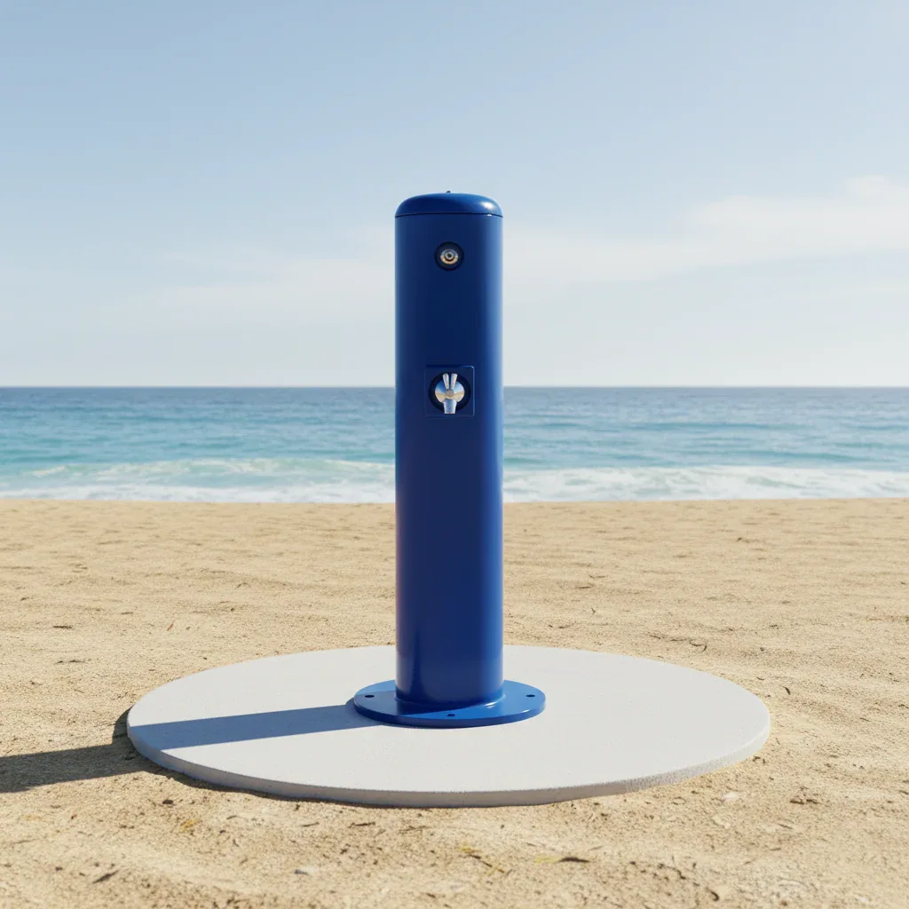 Heavy-Duty Outdoor Showers That Hold Up in Public - The Fountain Direct
