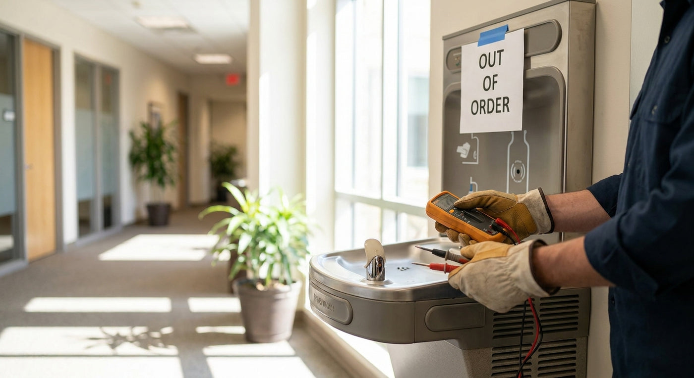 How to troubleshoot a drinking fountain that won't turn on