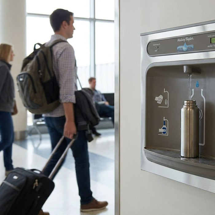 Halsey Taylor bottle filler for airports