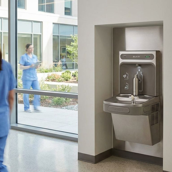 Elkay drinking fountain for hospitals