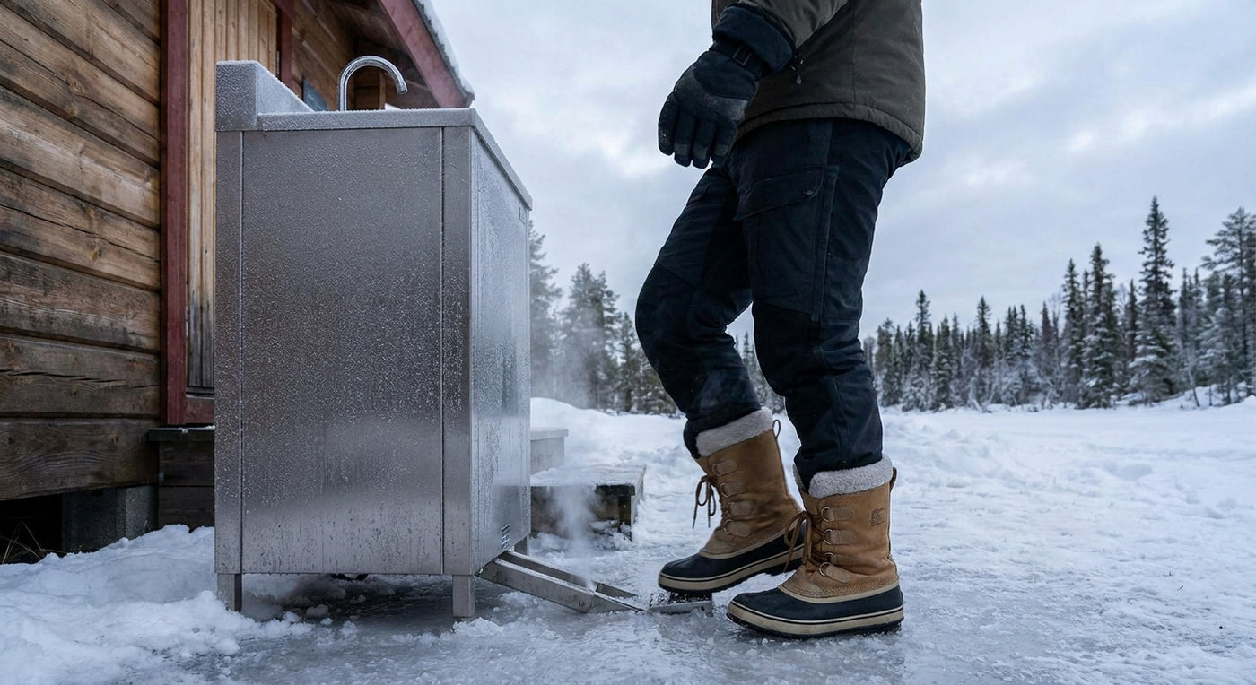 Best frost-resistant foot wash station for cold climates