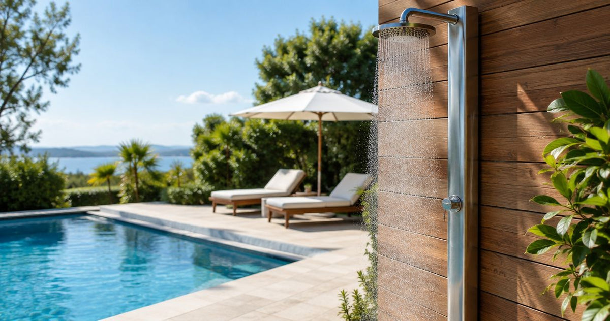 Outdoor shower fixtures for pool contractors: complete 2026 guide
