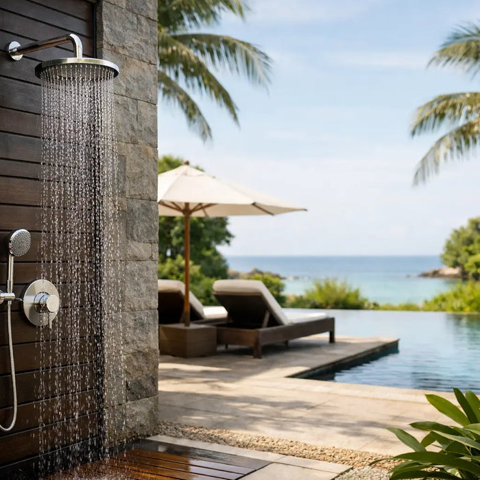 Hotel Outdoor Shower Case Study Results