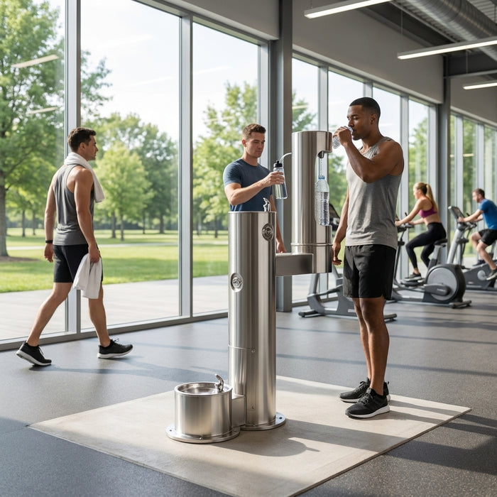 Best stainless steel drinking fountain for gyms