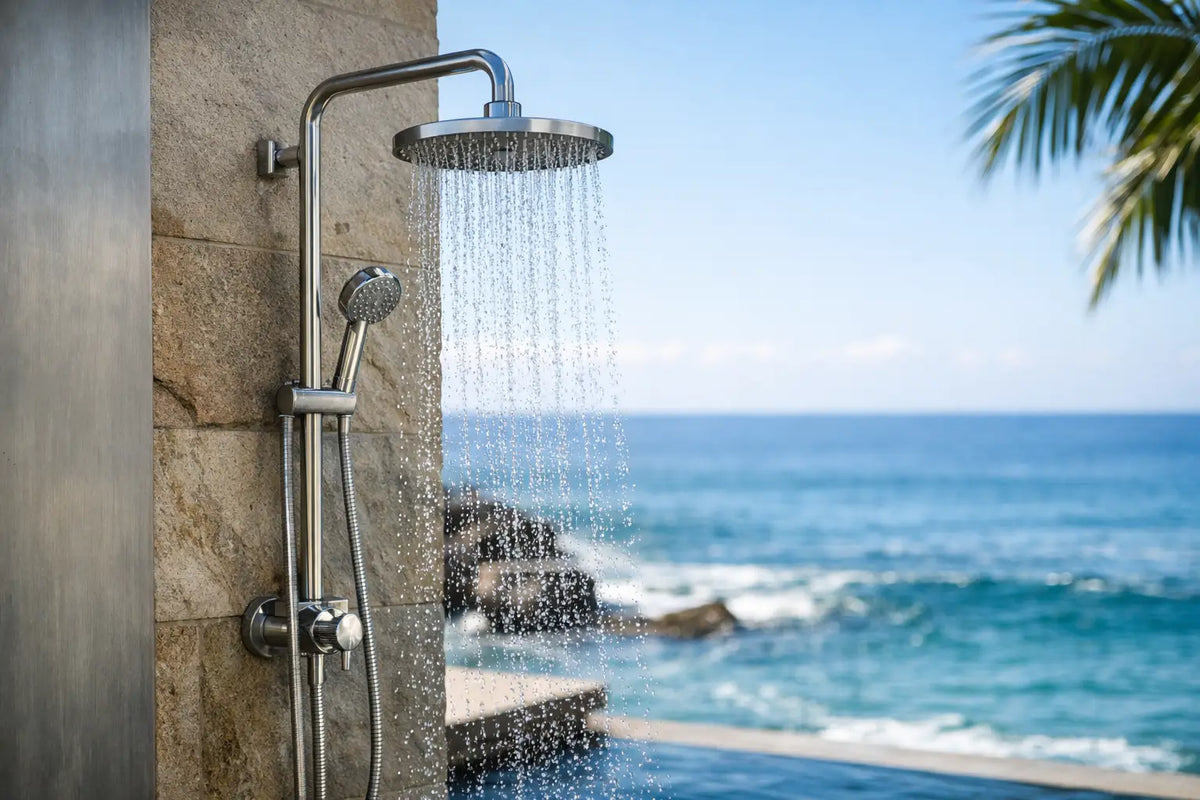 Which Showers Resist Saltwater? Best Materials