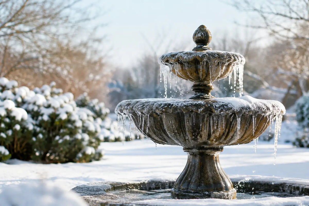 Can Fountains Withstand Freezing? What to Buy