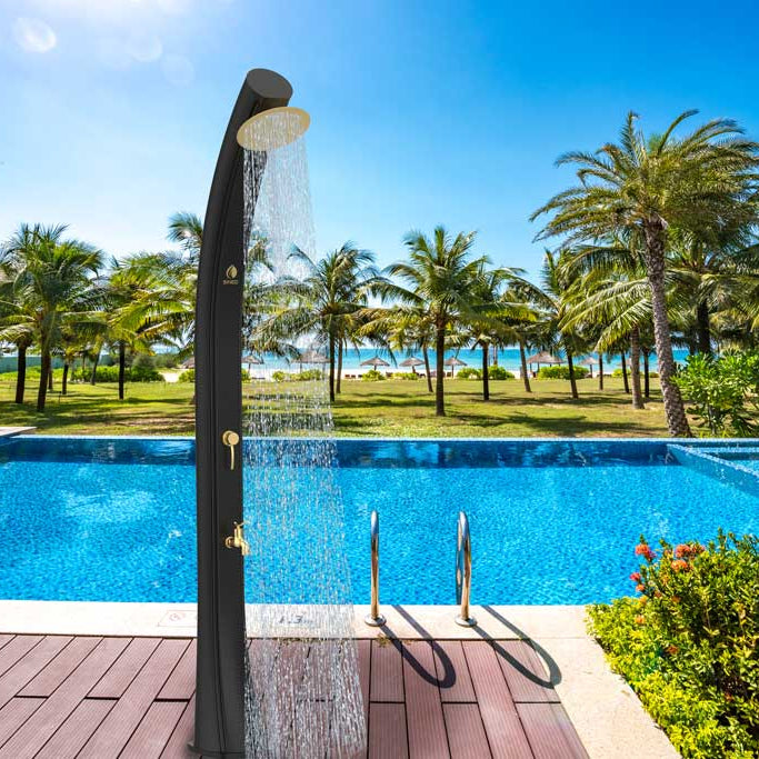 Corrosion Resistant Pool Showers For Hotels, Resorts And Aquatic Centers - The Fountain Direct
