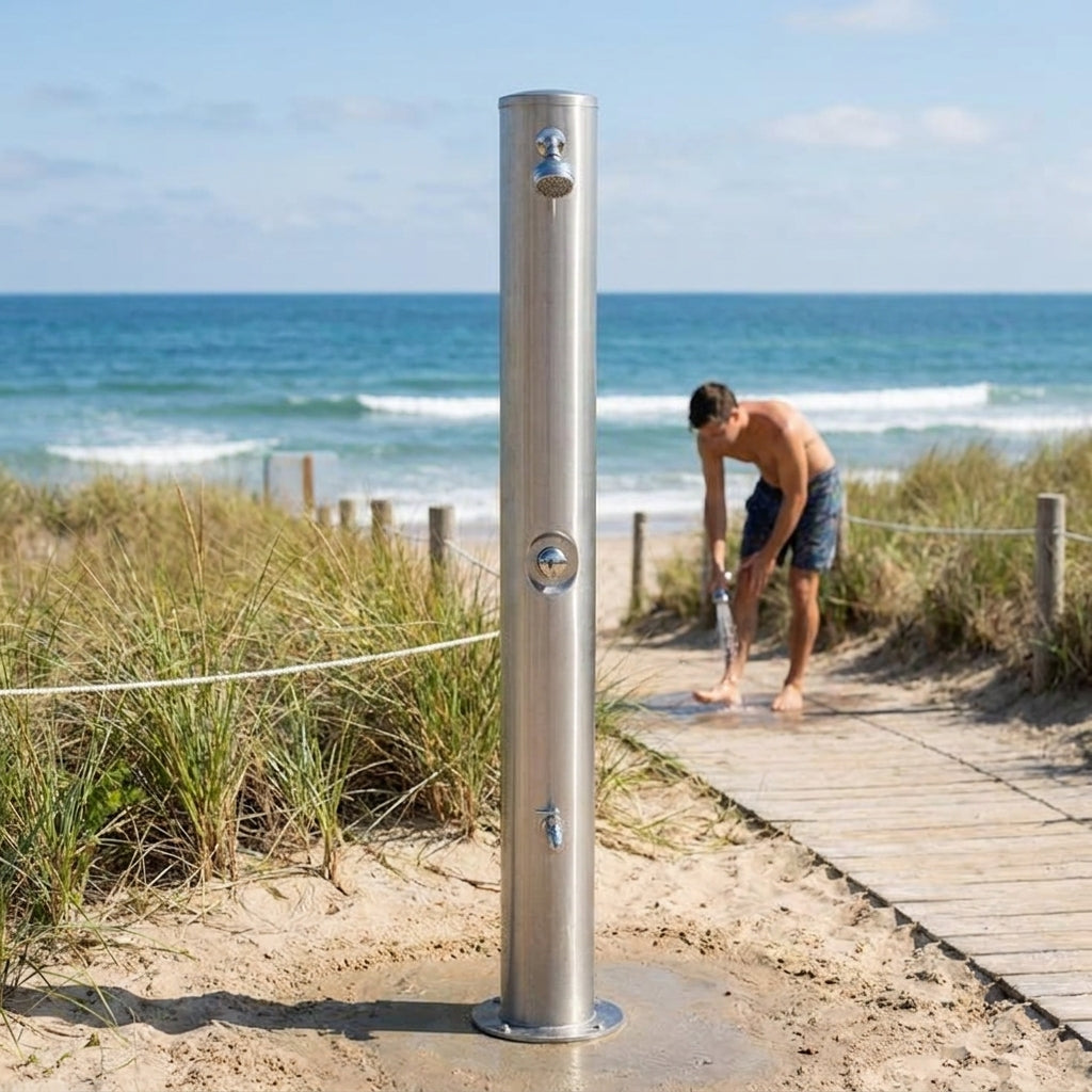 How to prevent corrosion on a coastal outdoor shower