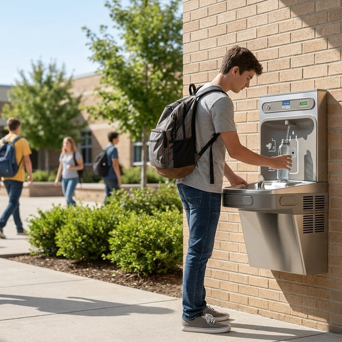 Best wall-mounted drinking fountain for schools