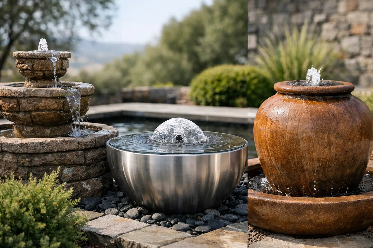 Which Outdoor Fountain Material Fits Your Site?