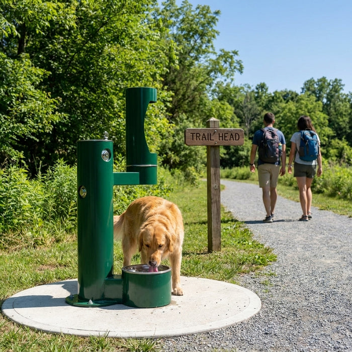 Best dog drinking fountain for trail heads