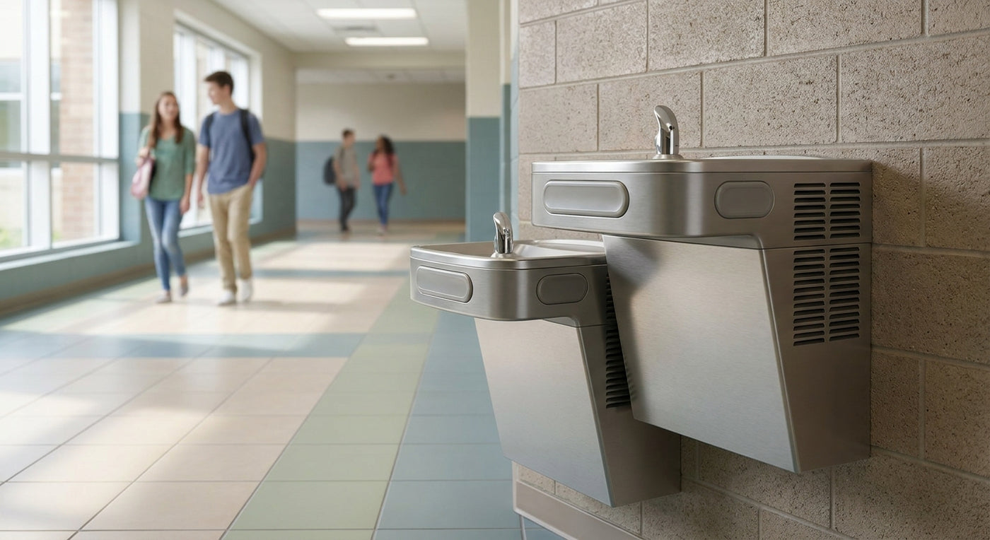 Best bi-level drinking fountain for schools