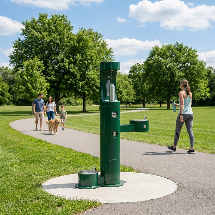 How to choose a commercial drinking fountain for parks
