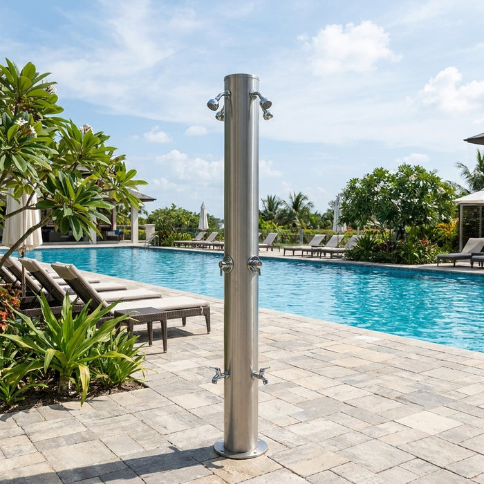 Best outdoor shower tower for resort pools