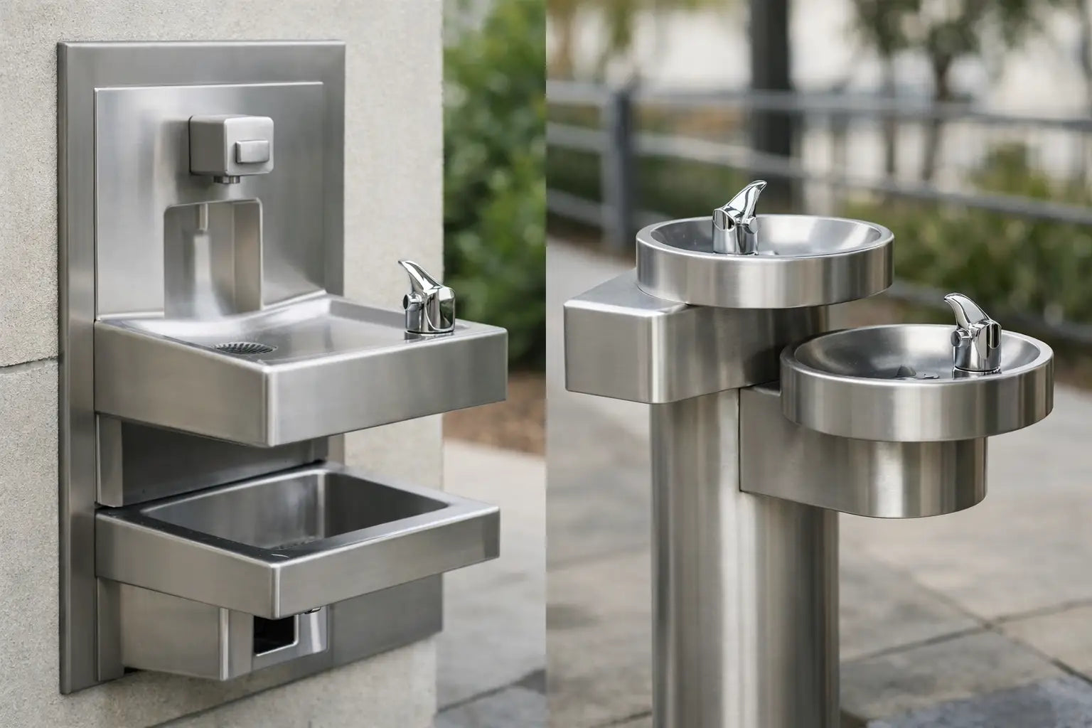 Willoughby versus Stern Williams fountains