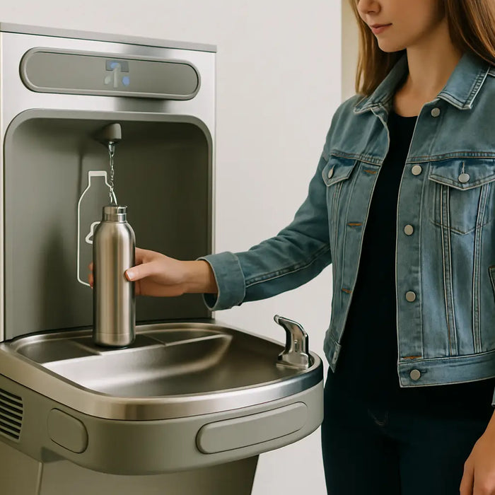Bottle Filler Stations That Hold Up in Public Use - The Fountain Direct