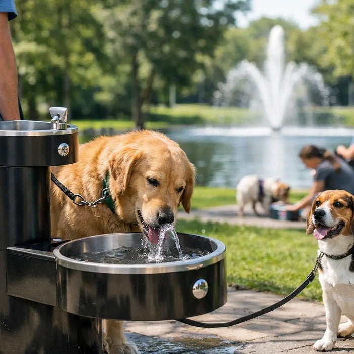 Buying Pet Friendly Park Fountains - The Fountain Direct