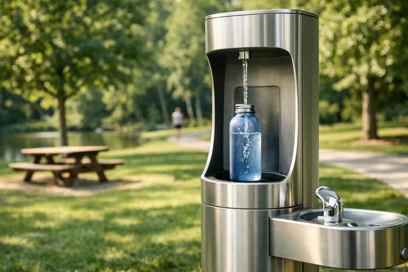 Best Park Bottle Fillers for Outdoor Use - The Fountain Direct