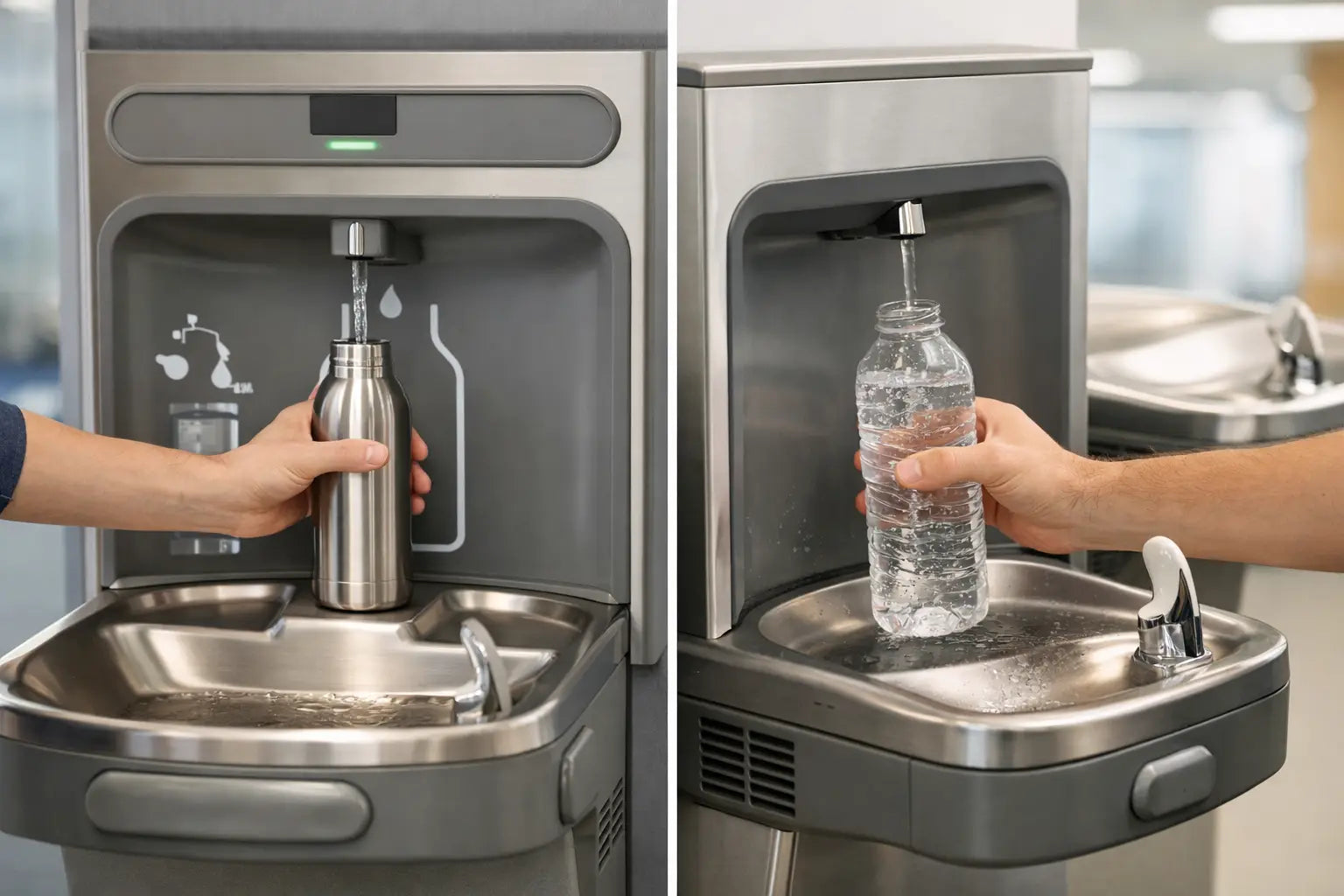 Filtered vs Unfiltered Bottle Stations