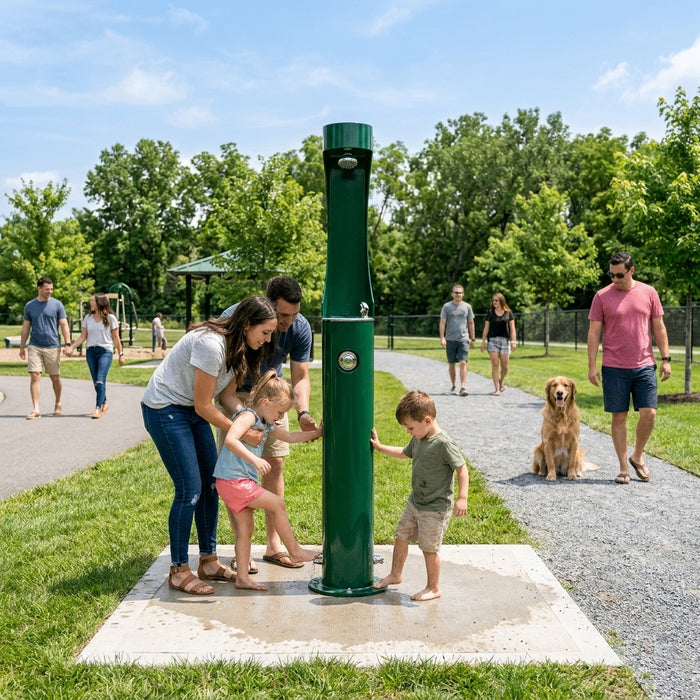 Best vandal resistant foot shower for municipal parks