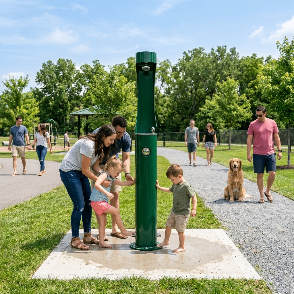 Best vandal resistant foot shower for municipal parks