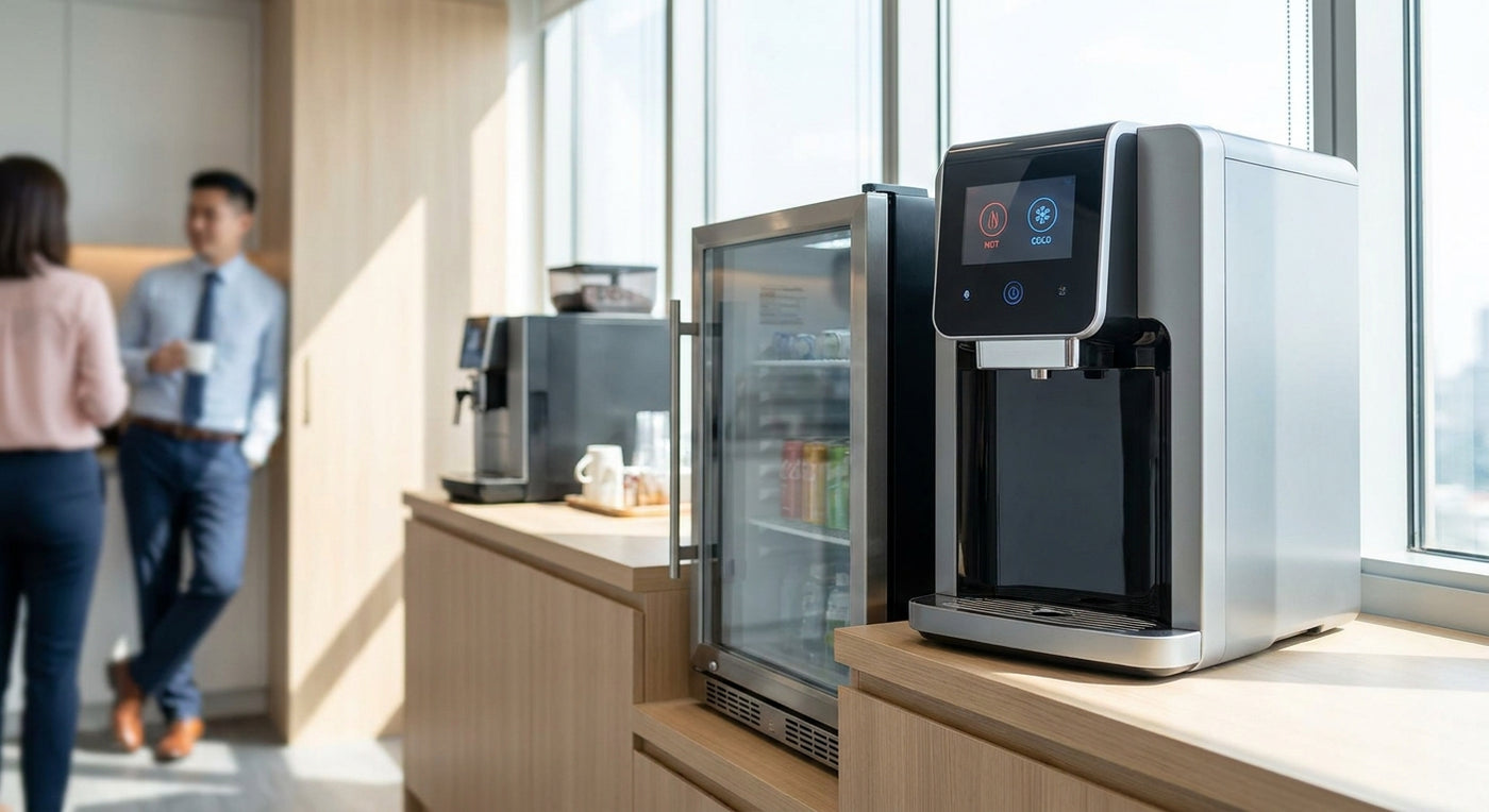 Bottleless water cooler for small offices