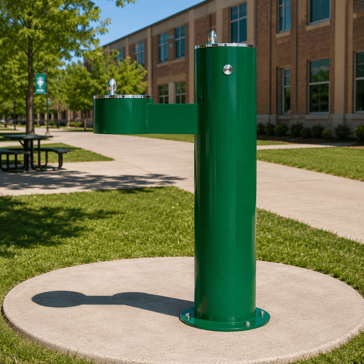 Outdoor ADA Compliant Drinking Fountains - The Fountain Direct