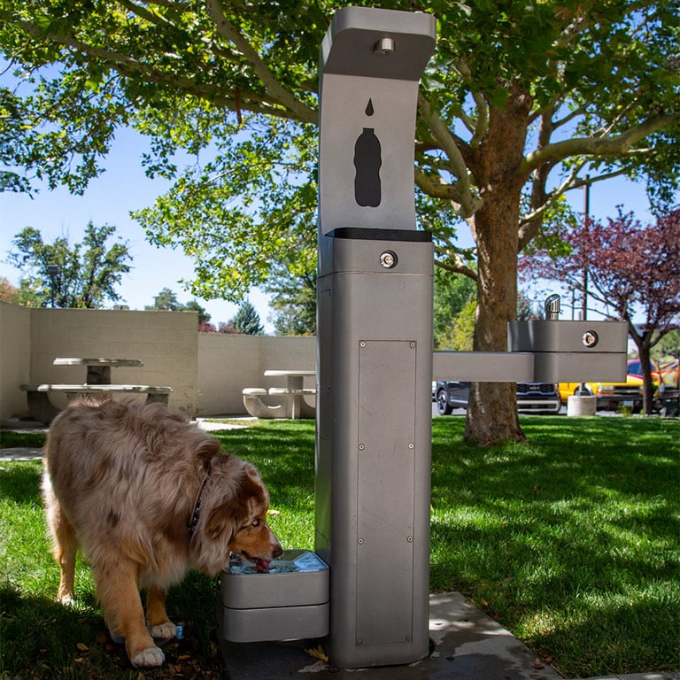 Outdoor Public Use Drinking Fountains & Bottle Fillers - The Fountain Direct