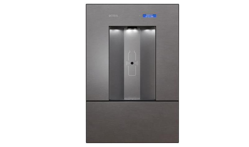 Oasis PWLEBQ-STN In-Wall Contactless QUASAR UV-C Bottle Filler, Non-refrigerated, Stainless – Non-Refrigerated