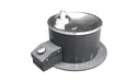Willoughby WOPF-1 Outdoor Pet Water Bowl Drinking Fountain with Foot Activation – Stainless Steel - The Fountain Direct