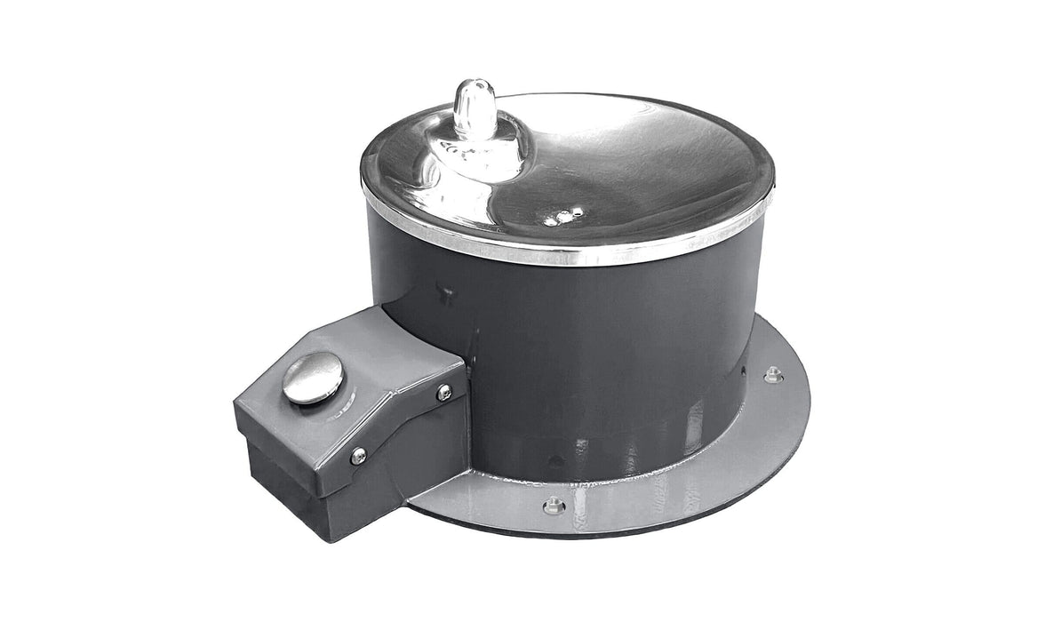 Willoughby WOPF-1 Outdoor Pet Water Bowl Drinking Fountain with Foot Activation – Stainless Steel