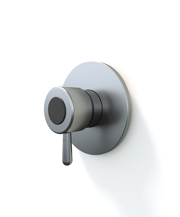 Rainware Marengo In-Wall Outdoor Shower Set 8008/8700 – Rose, Arm & Mixer in Satin 316 Stainless