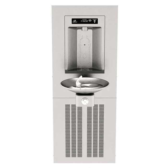 Haws 1001HSA.8 RIVIVE™ – ADA Wall-Mounted Drinking Fountain with Chilled  & Bottle Filler - The Fountain Direct