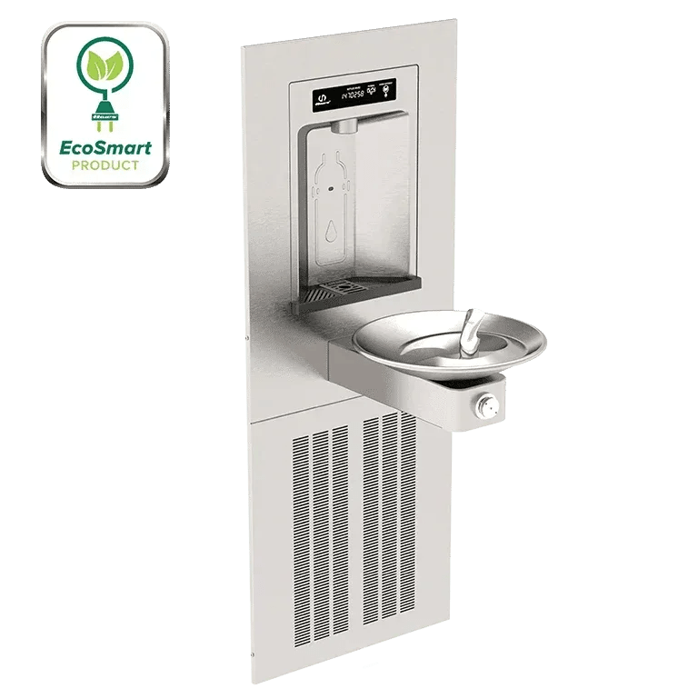 Haws 1001HSA.8 RIVIVE™ – ADA Wall-Mounted Drinking Fountain with Chilled  & Bottle Filler - The Fountain Direct