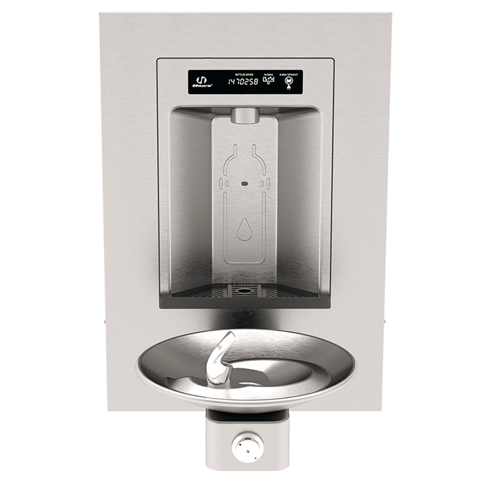 Haws 1001HS RIVIVE™ – ADA Wall-Mounted Bottle Filler and Drinking Fountain, Vandal-Resistant