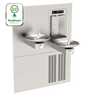 Haws 1011HSA.8 RIVIVE™ – ADA Dual Hi-Lo Drinking Fountain with Recessed Chilled Bottle Filler - The Fountain Direct