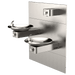 Haws 1011MSP ADA Vandal-Resistant Dual Drinking Fountain and Bottle Filler Bundle – Hi-Lo Stainless Steel - The Fountain Direct