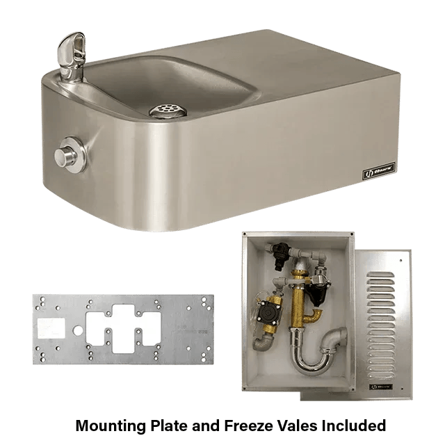 Haws 1109FRB ADA Outdoor Freeze-Resistant Vandal-Resistant Fountain - The Fountain Direct